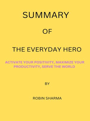 cover image of Summary of the Everyday Hero Manifesto